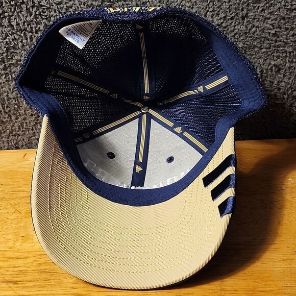 Adidas University of Pittsburgh Pitt Panthers Footbal Stretchfit Trucker Hat - Picture 6 of 7